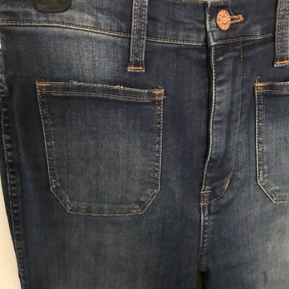 Madewell High Rise Skinny Sailor Jeans - Picture 6 of 16